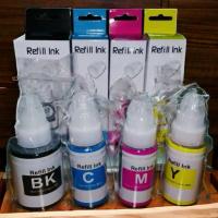 ราคา หมึกเติม canon pixma GI-790 G1000/G2000/G3000 และเติม canon สี (สีดำ,ฟ้า,แดง,เหลือง)พรีเมี่ยม (7115654020)