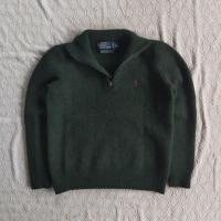 ราคา Polo Ralph Lauren สีเขียวเข้ม Halfzip (41772055600)