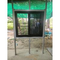 ราคา หน้าต่างบานเลื่อนกระจก.อลูมิเนียม*มุ้งลวดสำเร็จรูป**ตัดตามขนาดจริง** (23168168889)