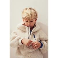 ราคา H&M(เอชแอนด์เอ็ม) เสื้อฮู้ดผ้าไพล์แบบซิปทรงโอเวอร์ไซส์ เด็กผู้ชาย 1216976_1 (25662308879)