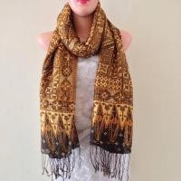 ราคา ผ้าพันคอบาติก / ผ้าพันคอบาติก / ผ้าคลุมไหล่บาติก / ผ้าคลุมไหล่บาติกกึ่งไหม (9544165412)