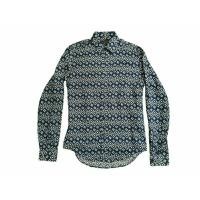 ราคา KEMEJA เสื้อเชิ้ตผู้ชาย Zara พิมพ์ลาย Black Tag (28451943994)