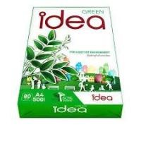 ราคา กระดาษถ่ายเอกสาร A4 80 แกรม IDEA GREEN ของแท้ 100% <1รีม/500แผ่น> (4833858322)
