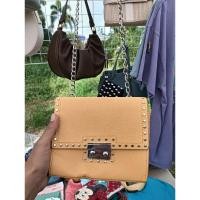 ราคา กระเป๋าสะพายข้างสายโซ่ZARA (27520494968)