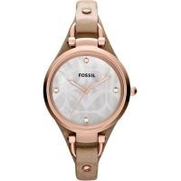 ราคา นาฬิกา Fossil Georgia Silver Dial Rose Gold Tone Stainless Steel Ladies Watch (ES3151) ของแท้100% มือสอง⏰ (5543654199)