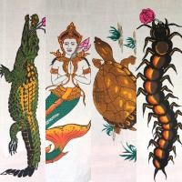 ราคา ธงกฐิน ธงจระเข้ ธงมัจฉา ธงเต่า ธงตะขาบ (6153098967)