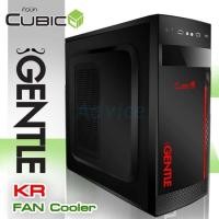 ราคา CUBIC Computer Case (NP) Gentle (Black-Red) (574279375)