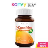 ราคา Vistra L-Carnitine Plus 3L [30 Tablets]. (15568860284)