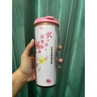 ราคา Starbucks Tumbler Sakura Edition 354ml (สูง) สีชมพูสีขาวพลาสติก Double Wall Original (27616071136)