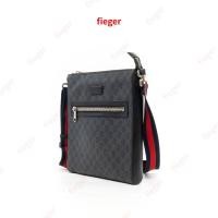 ราคา [ของแท้] GUCCI MESSENGER BLACK GG SUPREME MONOGRAM CANVAS SHW มีใบรับประกัน ตรวจสอบได้ทุกใบ (40323314982)