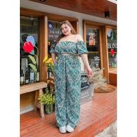ราคา ชุดเซ็ต เสื้อเปิดไหล่ กางเกงขายาว (27880200738)