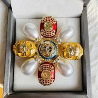 ราคา เข็มกลัดแมลงปีกแข็งเคลือบสไตล์ย้อนยุค/ป้ายผู้หญิงอัญมณีไข่มุกฟาโรห์/เข็มกลัดเครื่องประดับเสื้อผ้า (28166168024)