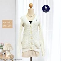ราคา Polo Ralph Lauren Cardigan (ของแท้มือสอง) (29880323007)