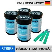 ราคา แผ่นวัดระดับน้ำตาลในเลือด Lumina OK Meter Test Strips 100 ชิ้น สำหรับเครื่องตรวจระดับน้ำตาลในเลือดโอเคมิเตอร์ลูมิน่า (4657432507)