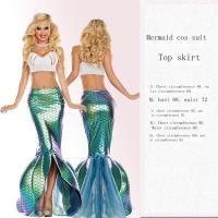 ราคา ชุดนางเงือก นางเงือก ชุดเจ้าหญิง ฮาโลวีน สําหรับผู้ใหญ่ (19666380470)