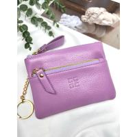 ราคา กระเป๋าเหรียญ 2 ซิบ หนัง PU มีห่วงคล้องกุญแจ ซิบหน้าใส่บัตรได้ กระเป๋าสตางค์ (13422436880)