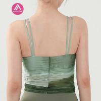 ราคา Yoga Sports Bra Fixed Pads Mesh-stitching Butterfly Print (26553051380)