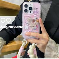 ราคา Kb314for Samsung S25 ultra s24fe S S20 s21fe A55 A54 A35 A25 A24 A06 A13 A12 A04E เคสป้องกันการตกเชือกเส้นเล็กแฟชั่นเรียบง่ายการ์ตูนสาวน่ารักเคสป้องกันโทรศัพท์ (26922829097)