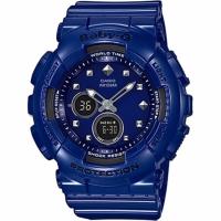 ราคา Casio Baby-G นาฬิกาข้อมือผู้หญิง สายเรซิ่นรุ่นBA-125-2ADR-Blue (340011837)