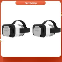 ราคา hzsynyikjyx2X BOX 5 Mini 3D แว่นตาแว่นตา VR ชุดหูฟังสําหรับกระดาษแข็ง Smartp สีขาว (42474438407)