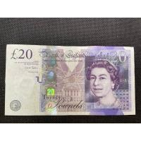 ราคา สินค้ามือสองธนบัตร20ปอนด์ ปี2006 หมายเลข17718022 สภาพผ่านการใช้งาน แต่ยังสวยน่าสะสม (25578388140)