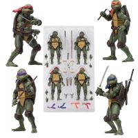 ราคา 4pcs/Set Teenage Mutant Ninja Turtles Action Figure NECA Raphael Da Vinci Michelangelo Donatello TMNT Model Toys (26670460421)