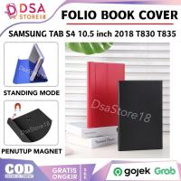 ราคา Samsung Tab S4 / Case Samsung Tab S4 / SM-T830 T835 Stand Flip Cover Folio Leather Case Casing Book Cover (23080986130)