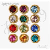 ราคา ▪❅ยี่ห้อStudeแท้% ต่างหูเพชร (12คู่)สีทอง(สีเดี่ยว/รวมสี) ไซด์M(4)mm. (12510801107)
