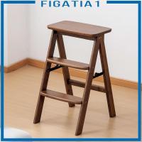 ราคา [figatia1] บันไดขั้นบันไดพับได้ชั้นวางดอกไม้กันลื่นน้ําหนักเบา 3 ชั้นบันไดขั้นบันไดไม้อเนกประสงค์ปลอดภัยสําหรับบาร์ (26066836780)