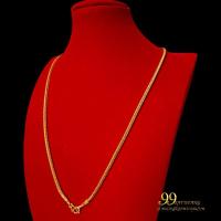 ราคา สร้อยคอทองไมครอน ลายสี่เสา งานเหมือนแท้ น้ำหนัก 1บาท - 10 บาท (29462921239)