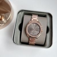 ราคา แท้ 100% Fossil BQ3659 FOSSIL Vale Chronograph Rose Gold-Tone Stainless Steel Watch BQ3659 (22229142256)