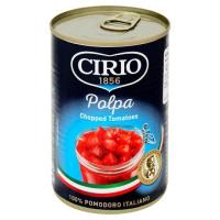 ราคา ซีริโอ้ ก.CIRIO มะเขือเทศสับ 400CHOPPED TOMATOES 400G (23021444267)