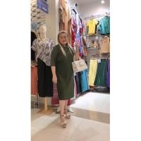 ราคา เดรสไซส์ใหญ่ เดสสาวอวบ เดรสอัดพลีทลายไผ่ คอเสื้อ 2 ชั้น แขน3ส่วน สินค้าพร้อมส่ง ตัดเย็บโดยช่างไทย (11164749982)