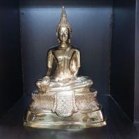 ราคา พระปางสดุ้งมาร ทองเหลืองแท้ พระทองเหลืองหน้าตัก5นิ้ว พระพุทธรูป (3905060459)