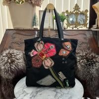 ราคา Prada nylon patchwork tote bag มือสองของแท้ (25082369823)