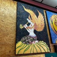 ราคา ภาพวาดกินนรี กว้าง 80×สูง120cm ภาพมงคล เสริมฮวงจุ้ย ตกแต่ง สำนักงาน บ้าน ศาสนสถาน โรงแรม รีสอร์ท ร้านนวด สปา (27213808557)