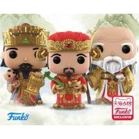 ราคา ของแท้ พร้อมส่ง! Funko Pop ชุด Three Immortals (ฮก ลก ซิ่ว , Fu Lu Shou) 1 ชุดมี 3 ตัว (11683375333)