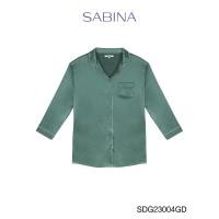 ราคา Sabina Nightwear เดรสชุดนอนแขนยาว รหัส SDG23004GD สีเขียวเข้ม (24718387088)