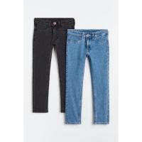 ราคา H&M(เอชแอนด์เอ็ม) กางเกงยีนส์ทรงสกินนี่แพ็ก 2 ตัว เด็กผู้หญิง 0947413_5 (27255772284)