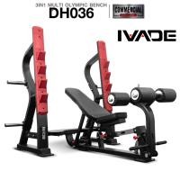 ราคา ม้านั่ง 3-IN-1 Multi Olympic Bench DH036 (Commercial Grade) (26970322395)