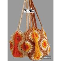 ราคา กระเป๋าถักโครเชต์เชือกฟอกเชือกร่ม (27907909506)