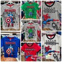 ราคา *ถูกที่สุด* ใหม่ล่าสุด เสื้อเด็กสไปเดอร์แมน กัปตันอเมริกา ฮัค ไอร่อนแมน เสื้อยืดเด็กซุปเปอร์ฮีโร่ ลิขสิทธิ์แท้มาเวล 100% (11882821633)