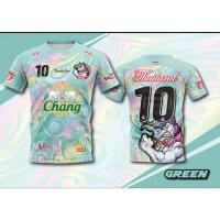 ราคา เสื้อพิมพ์ลาย ยอดฮิต ลาย ยูนิคอร์น สีเขียว มีไซส์ใหญ่ มีของเด็กด้วยนะค้ะ สามารถเลือกเบอร์ได้นะค้ะ Unicorn (23071145488)