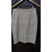 ราคา กระโปรงผ้าฝ้ายพิมพ์ลายไทยทรงเอสีเหลืองมือสอง (22684491548)