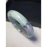 ราคา J30กำไลหยกพม่าเจไดต์ สีเขียวอมขาวม่วงพาสเทล เนื้อเทียนวาว (10465851239)