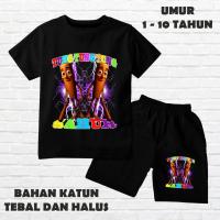 ราคา KATUN ชุดเด็กแขนสั้นพร้อมทูงซาห์รูโมติฟ 2 วัสดุผ้าฝ้ายพรีเมี่ยม สกรีน DTF (41514758638)