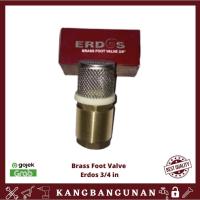 ราคา ฟุตวาล์วทองเหลือง เออร์ดอส 3/4 กรองคุณภาพสูง (42674728126)
