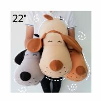 ราคา ตุ๊กตาหมาหมอบ 22" มีหลายสี ตัวโต ผ้าดี นุ่ม (3216402010)