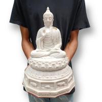 ราคา [M6]HTพระพุทธรูปปางประทานพร ศิลปะอินเดีย ฐาน 12 ราศี เนื้อเรซิ่น สีขาว ขนาดหน้าตัก 5 นิ้ว สูง 11 นิ้ว ผู้ใดเกิดปีชง สามา (23570351726)