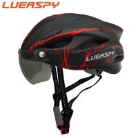 ราคา LUEASPY หมวกกันน็อคจักรยานเสือหมอบหมวกกันน็อคจักรยาน Ultralight ผู้ชายผู้หญิงจักรยานเสือภูเขาขี่ขี่จักรยานหมวกกันน็อค Integrally molded (28489090113)